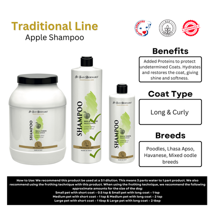 Traditional Line Green Apple SHAMPOO for Long Hair