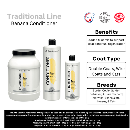 Traditional line Banana CONDITIONER for Medium Hair