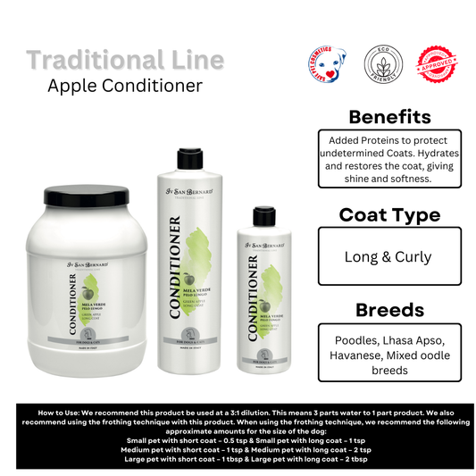 Traditional Line Green Apple CONDITIONER for Long Hair