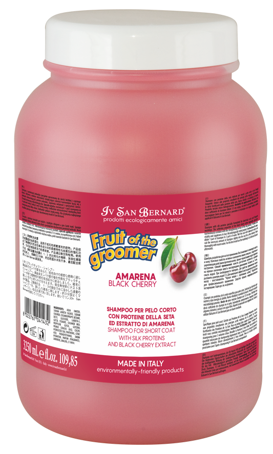 Fruit of the Groomer BLACK CHERRY SHAMPOO for Short Coats