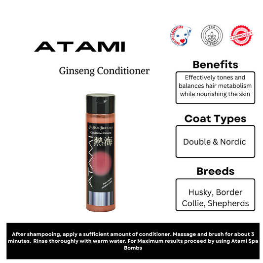 Atami GINSENG Conditioner for Medium Coats