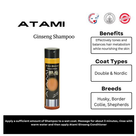 Atami GINSENG Shampoo for Medium Coats